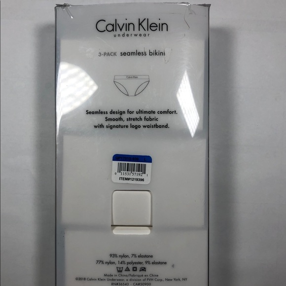 Calvin Klein 3-Pack Seamless Bikini - Picture 2 of 3
